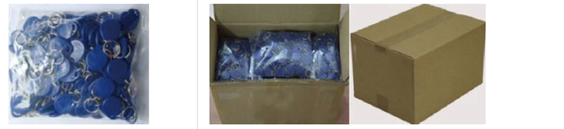 Dual Frequency RFID Key Fob 125Khz Package Dual Frequency RFID Key Fob 125Khz Package